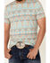 Dale Brisby Men's Multi Southwestern Print Short Sleeve T-Shirt , Multi, hi-res