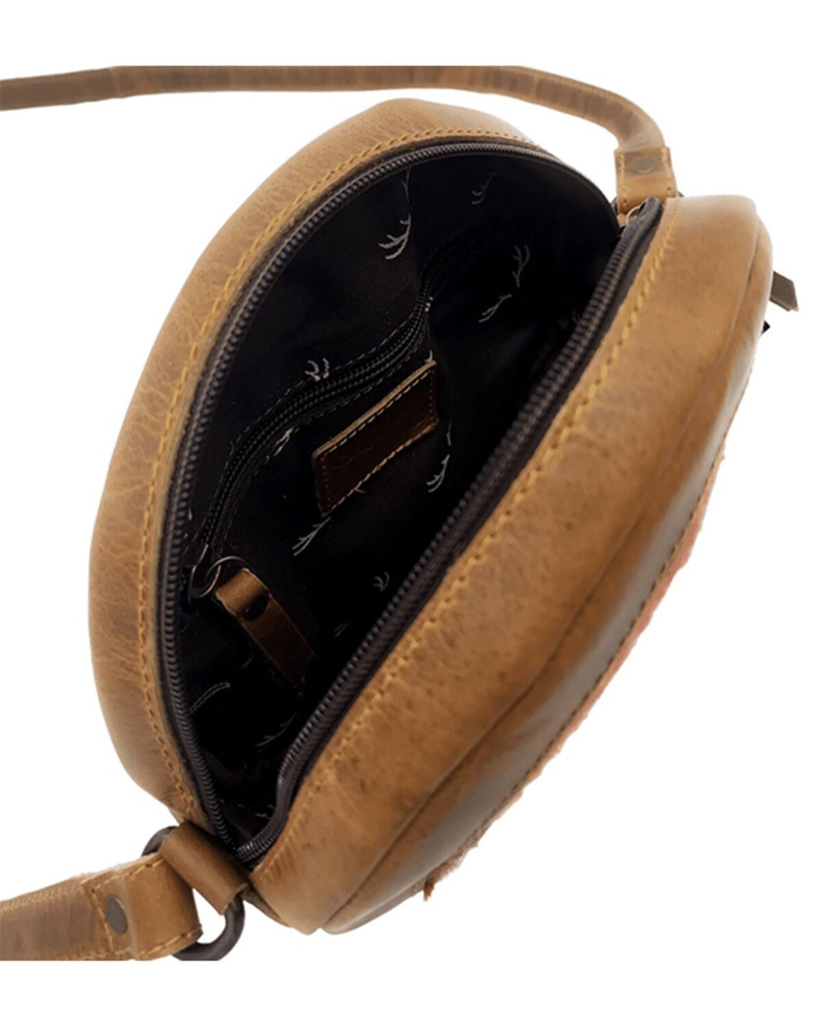 Image #3 - Ranch Junkie Women's Dakota Saddle Canteen Crossbody Bag, Multi, hi-res