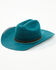 Image #1 - Shyanne Women's Mabel Embroidered Felt Cowboy Hat, Teal, hi-res