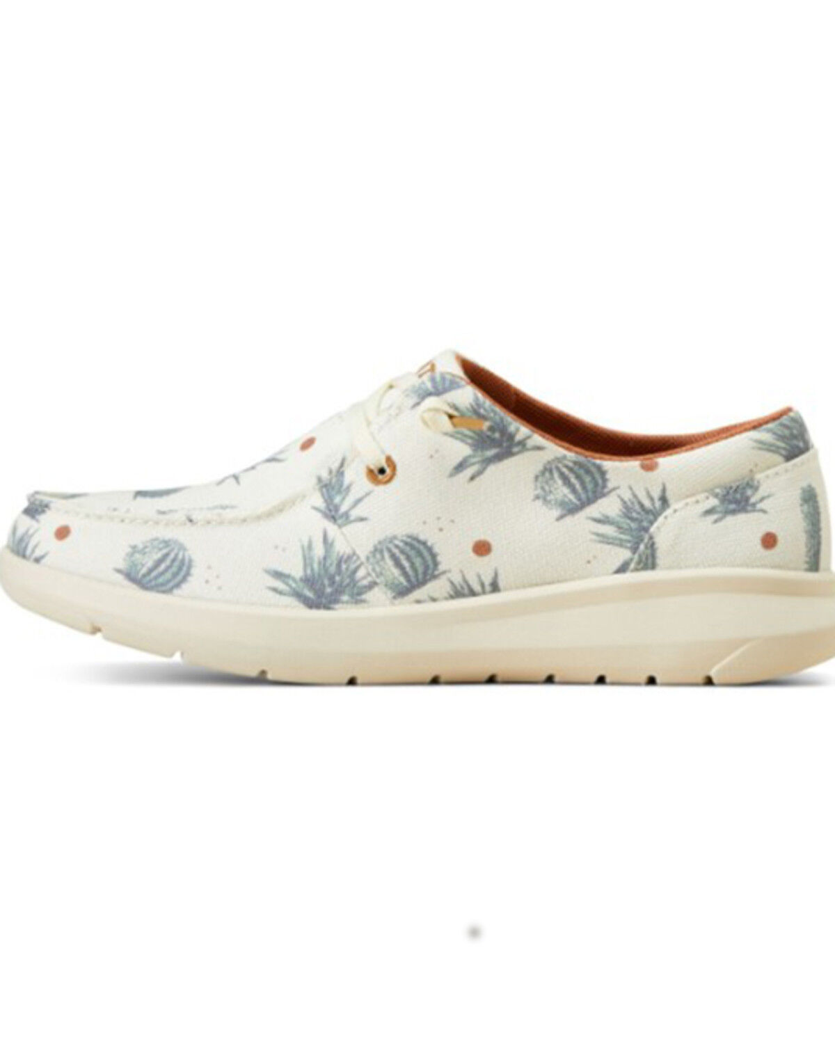 Image #2 - Ariat X Sendero Women's Hilo Cactus Print Casual Shoes - Moc Toe, Tan, hi-res