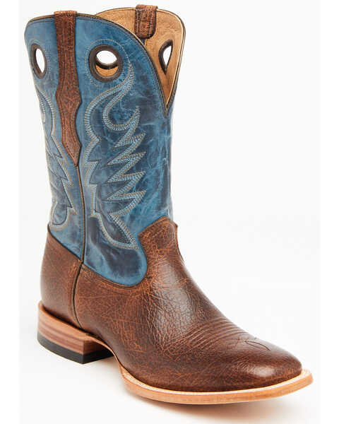 Cody James Men's Searcy Western Boots - Broad Square Toe, Blue, hi-res
