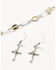 Image #2 - Shyanne Women's Western Muse Cross Jewelry Set - 2 Piece, Gold, hi-res