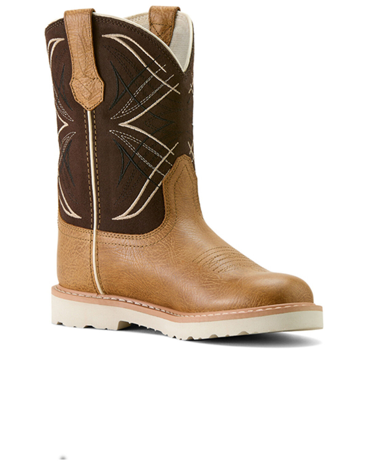 Image #1 - Ariat Boys' Activator Western Boots - Round Toe, Brown, hi-res