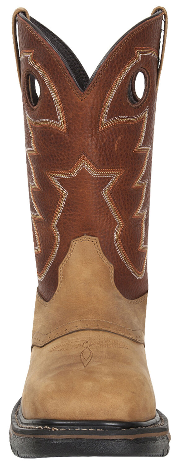 Image #4 - Rocky Men's Original Ride Waterproof Western Boots - Steel Toe, , hi-res