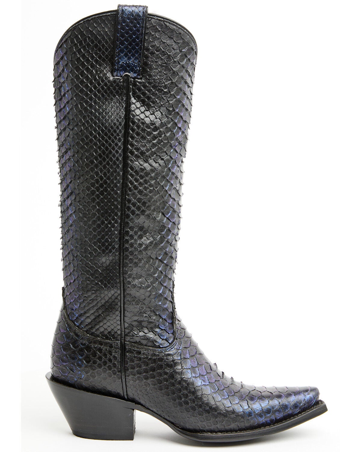 Image #2 - Idyllwind Women's Slay Exotic Python Tall Western Boots - Snip Toe, Blue, hi-res