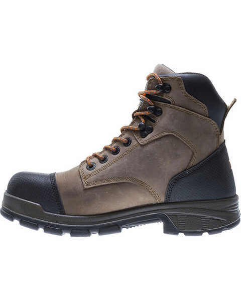 Image #3 - Wolverine Men's Blade LX Carbonmax 6" Work Boots - Composite Toe , Brown, hi-res