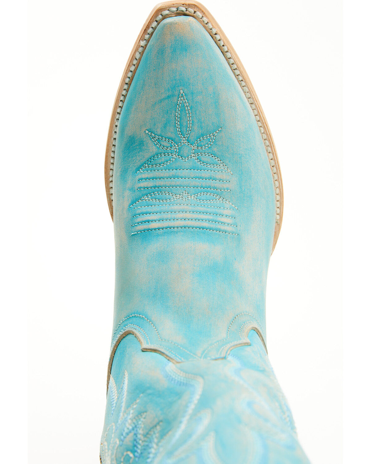 Image #6 - Dan Post Women's Celeste Tall Western Boots - Snip Toe, Blue, hi-res