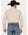 Image #4 - Ely Walker Men's Geo Print Long Sleeve Pearl Snap Western Shirt - Big, Beige/khaki, hi-res
