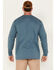 Image #4 - Hawx Men's Forge Long Sleeve Work T-Shirt, Steel Blue, hi-res