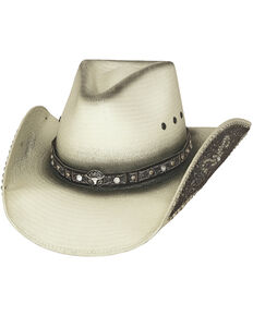 Bullhide Hats Women's Lose My Mind Straw Cowboy Hat, Natural, hi-res