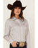 Image #2 - Cinch Women's Striped Long Sleeve Button-Down Western Shirt, Multi, hi-res