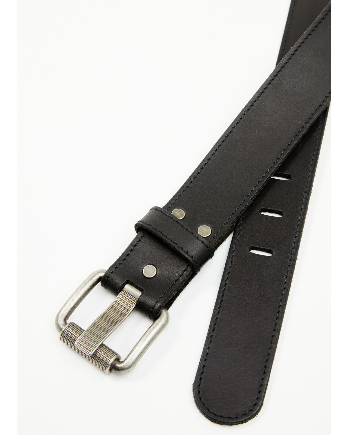 Image #2 - Hawx Men's Daxton Textured Leather Work Belt, Black, hi-res