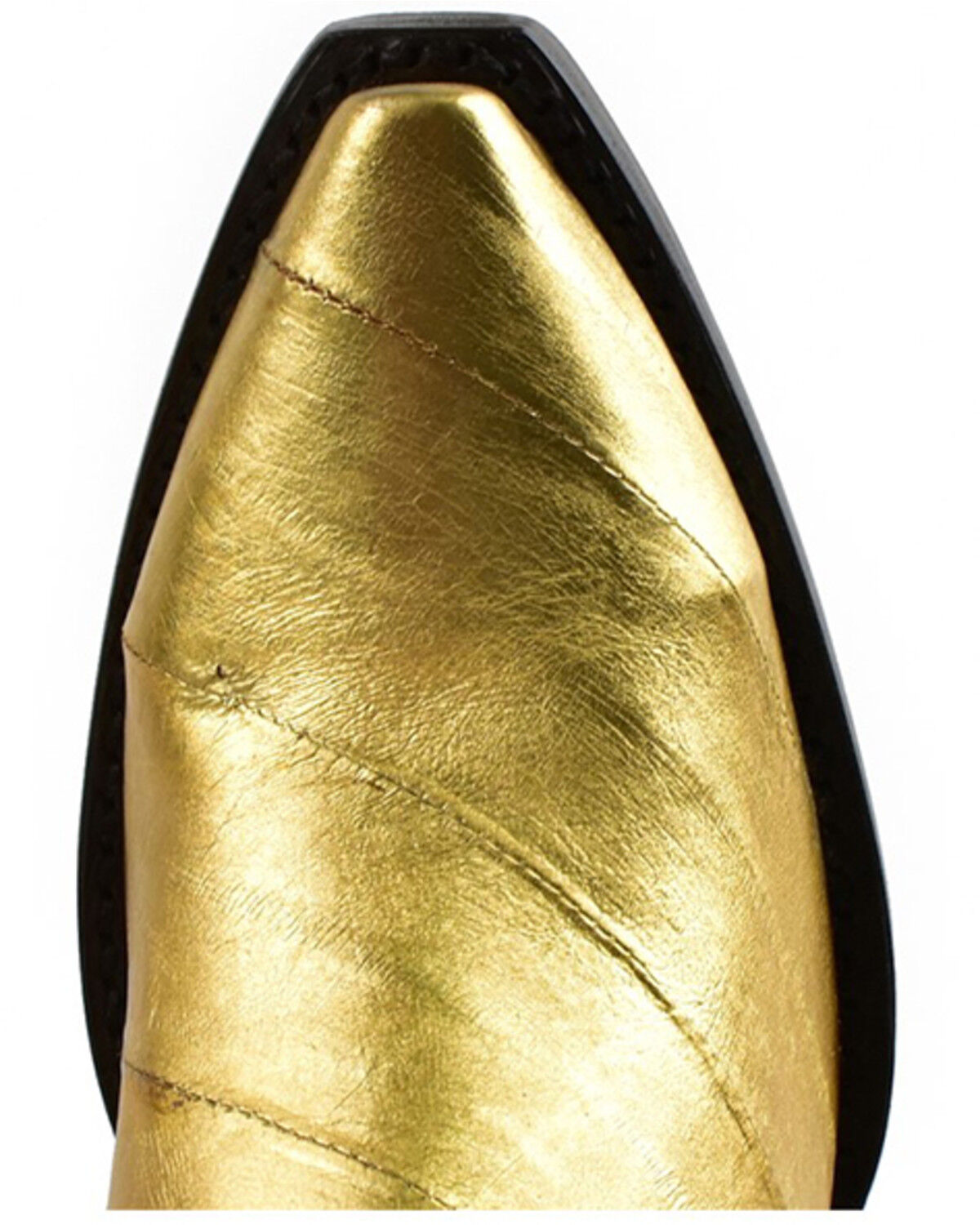 Image #5 - Dan Post Women's Eel Exotic Western Boot - Snip Toe, Gold, hi-res