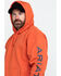 Image #5 - Ariat Men's Volcanic Heather Rebar Graphic Hooded Work Sweatshirt, Heather Orange, hi-res