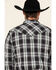 Cody James Men's Willow Plaid Long Sleeve Western Shirt , Black/blue, hi-res