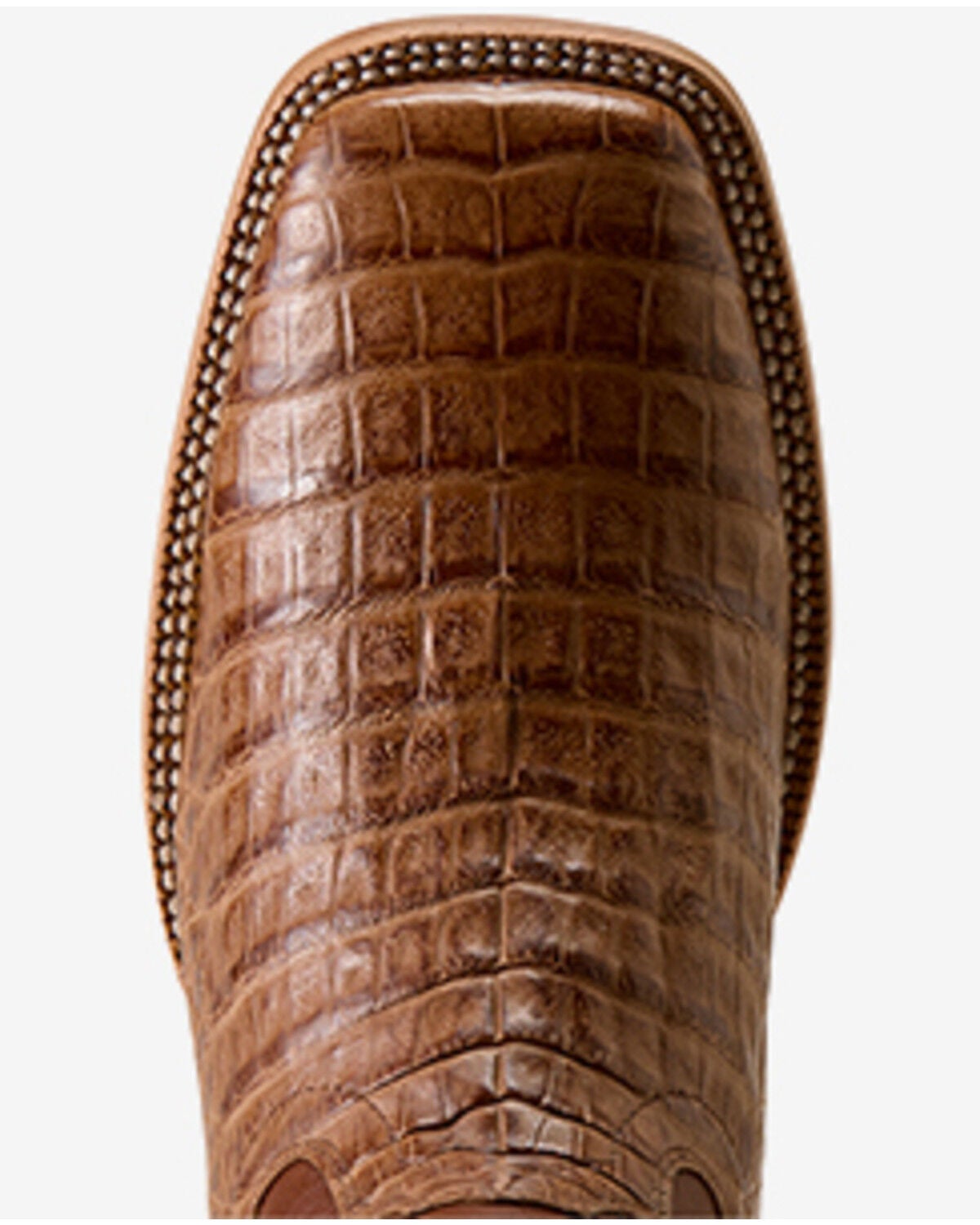Image #4 - Ariat Men's Classic Callen Exotic Caiman Western Boots - Broad Square Toe, Brown, hi-res