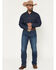Image #1 - Wrangler X Cody Johnson Men's 02MWX Moonlight Dark Wash Bootcut Stretch Denim Jeans - Tall, Dark Wash, hi-res