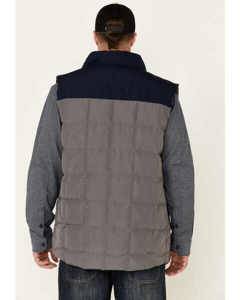 Image #4 - Hawx Men's Gray Colorblock Whistler Insulated Work Vest , Grey, hi-res