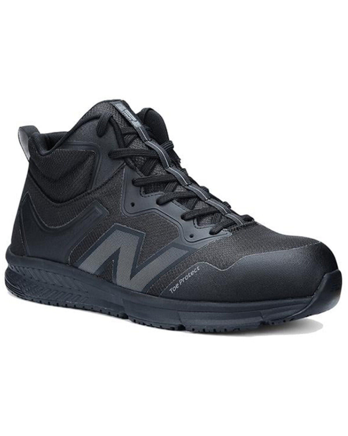 New Balance Men's Evolve Mid Work Shoes - Composite Toe, Black, hi-res
