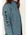 Image #3 - Ariat Women's Printed Team Softshell Jacket, Teal, hi-res