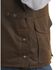 Outback Trading Co. Magnum Fleece Lined Oilskin Vest, Bronze, hi-res