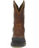 Justin Men's Chestnut Warhawk Waterproof Work Boots - Composite Toe, Chestnut, hi-res