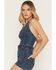Image #2 - Show Me Your Mumu Women's Fort Worth Sleeveless Denim Romper, Dark Wash, hi-res