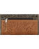 American West Golden Tan Desert Wildflower Ladies Wallet, Tan, hi-res