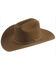 Stetson Men's Powder River 4X Buffalo Felt Cowboy Hat, Mink, hi-res