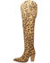 Image #3 - Dingo Women's Diva Leopard Print Thigh High Western Boots - Snip Toe, Leopard, hi-res