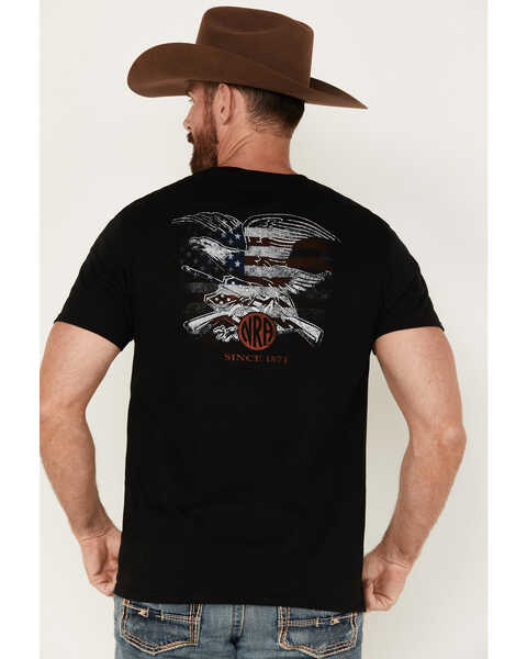 Smith & Wesson Men's NRA Freedom Eagle Short Sleeve Graphic T-Shirt, Black, hi-res