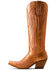 Image #2 - Ariat Women's Casanova Metallic Tall Western Boots - Snip Toe, Orange, hi-res