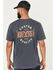 Image #1 - Brixton Men's Gibson Short Sleeve Graphic T-Shirt, Dark Blue, hi-res