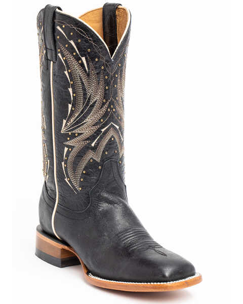Image #1 - Shyanne Women's Hadley Western Performance Boots - Broad Square Toe, Black, hi-res