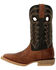 Image #3 - Durango Men's Walnut Western Performance Boots - Square Toe, Brown, hi-res