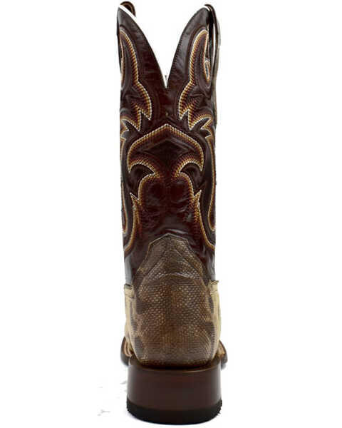 Image #5 - Dan Post Women's Karung Exotic Western Boots - Broad Square Toe, Brown, hi-res