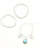 Image #2 - Shyanne Women's Heart Charm Bracelet Set - 3 Piece, Silver, hi-res