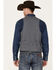 Image #4 - Scully Men's Ranchwear Vest, Charcoal, hi-res