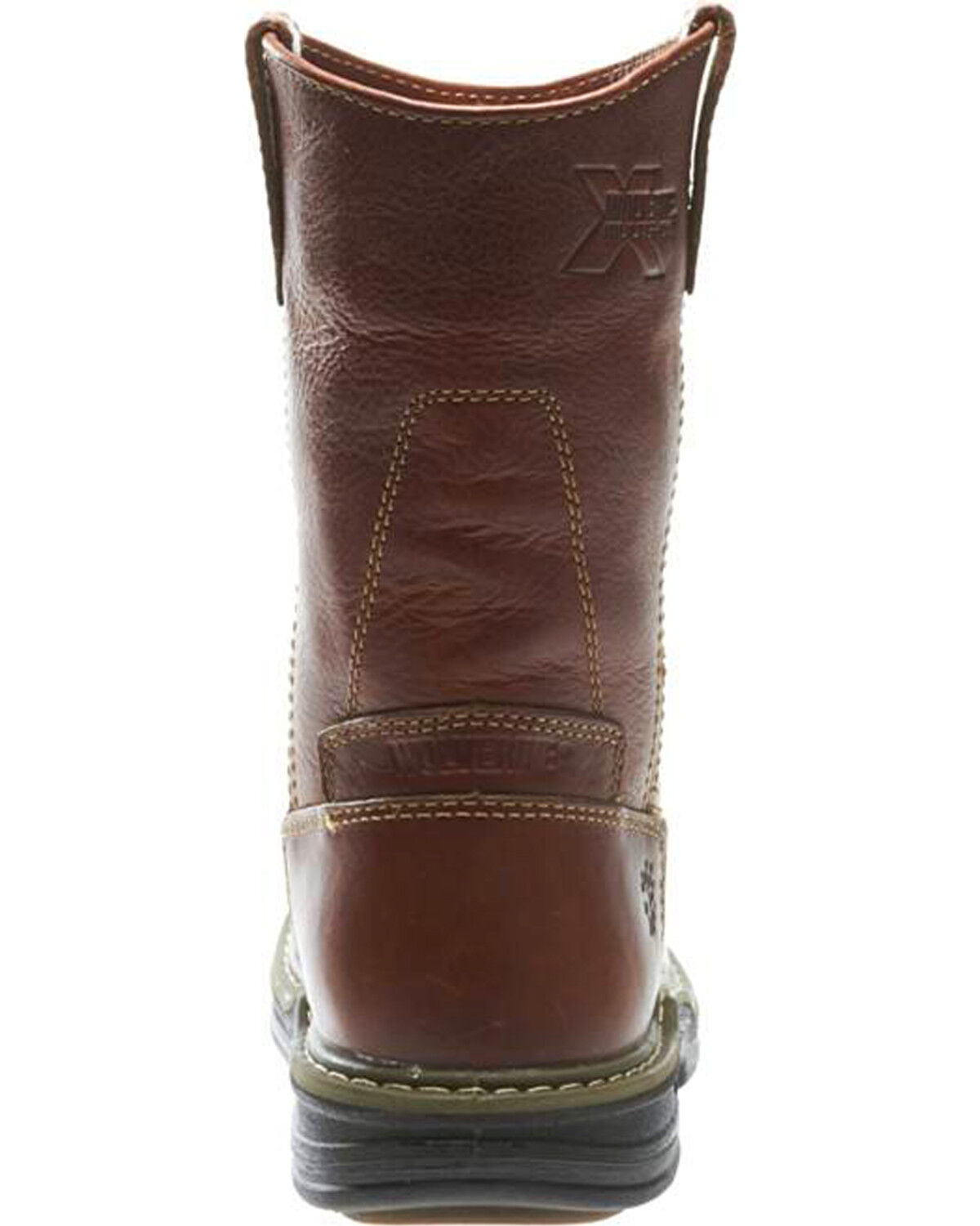 Image #7 - Wolverine Men's Raider Wellington Work Boots - Round Toe, Brown, hi-res