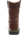 Image #7 - Wolverine Men's Raider Wellington Work Boots - Round Toe, Brown, hi-res