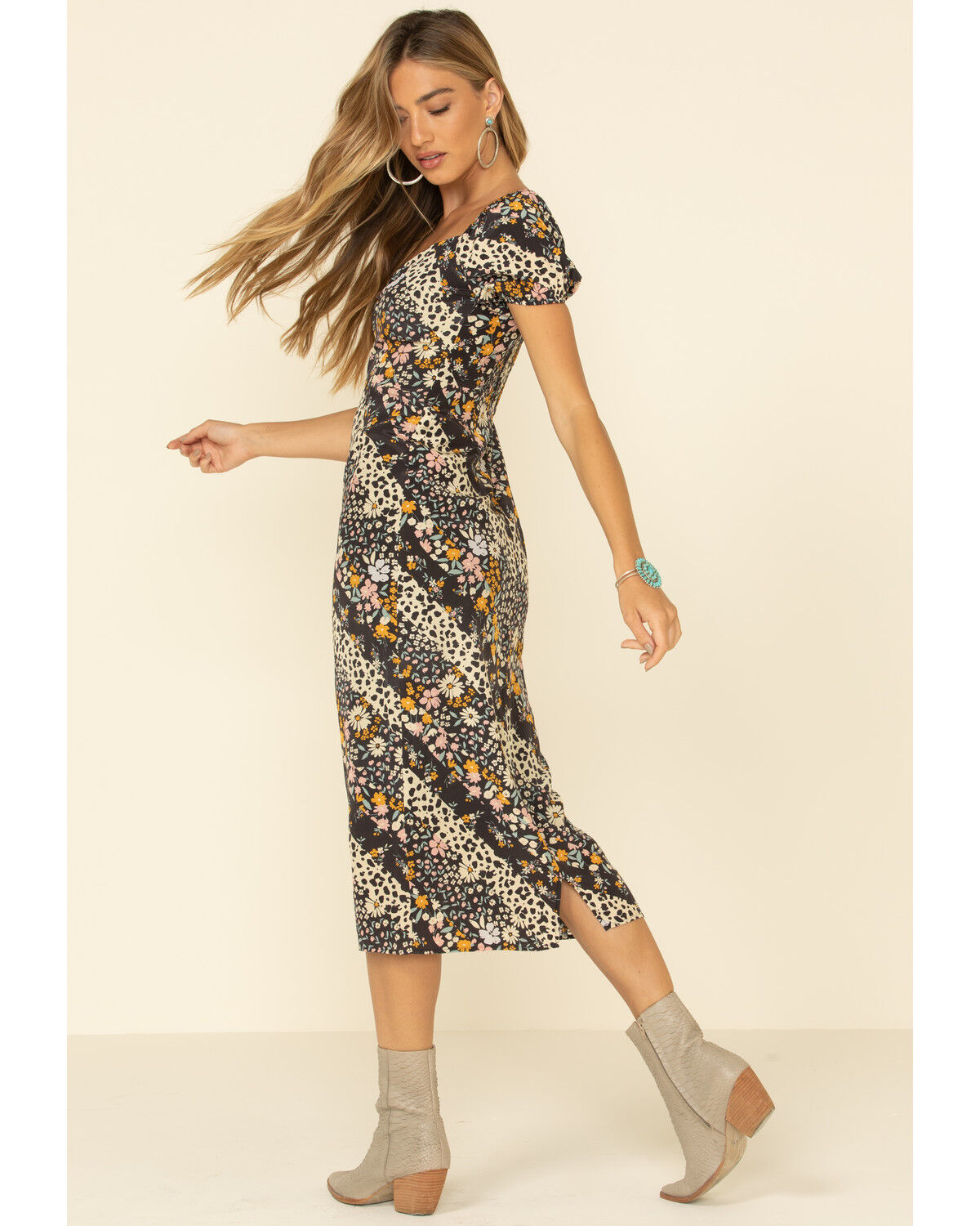 midi western dresses