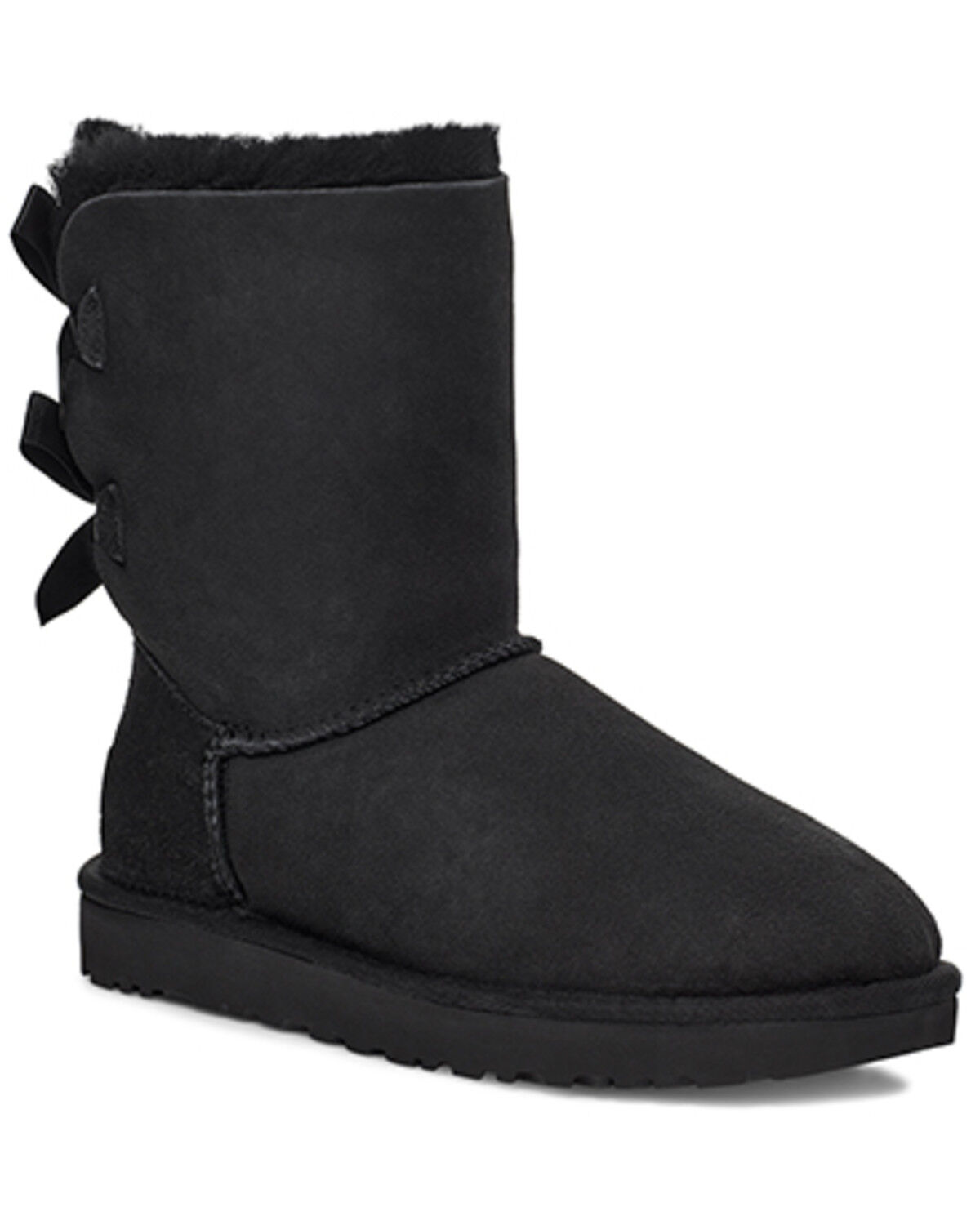 Image #1 - UGG Women's Bailey Bow II Boot, Black, hi-res