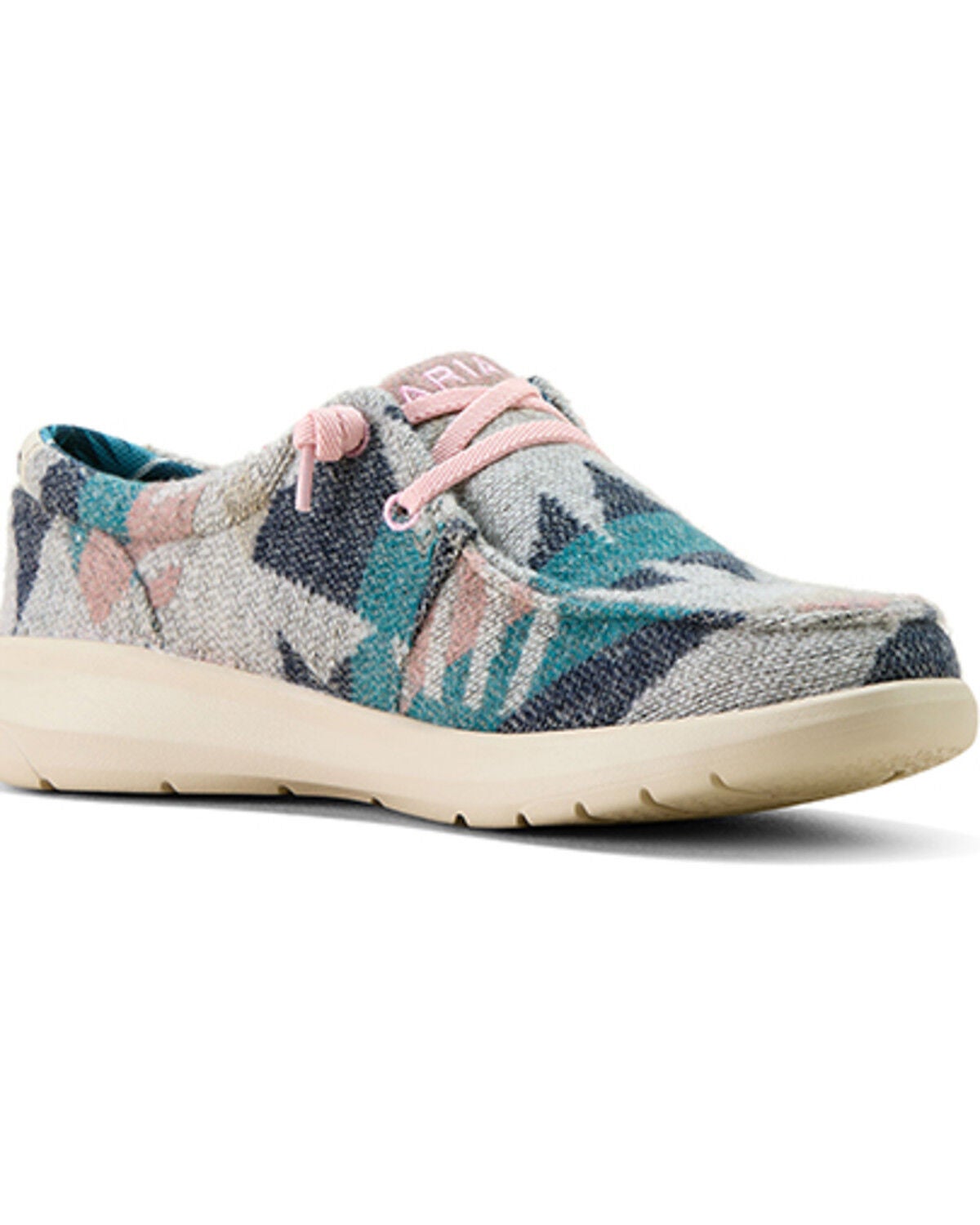 Ariat Women's Hilo Southwestern Print Flannel Casual Shoes - Moc Toe, Multi, hi-res