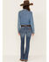 Image #3 - Wrangler Retro Women's Medium Wash Mid Rise Mae Megan Bootcut Jeans, Blue, hi-res