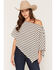 Image #1 - Wild Moss Women's Asymmetrical Poncho Top, Tan, hi-res