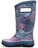 Image #3 - Bogs Girls' Abstract Shapes Rain Boots - Round Toe, Indigo, hi-res