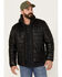 Image #1 - Mauritius Men's Leather Puffer Jacket, Black, hi-res