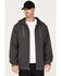 Image #1 - Hawx Men's Logo Thermal Hooded Zip Jacket, Charcoal, hi-res