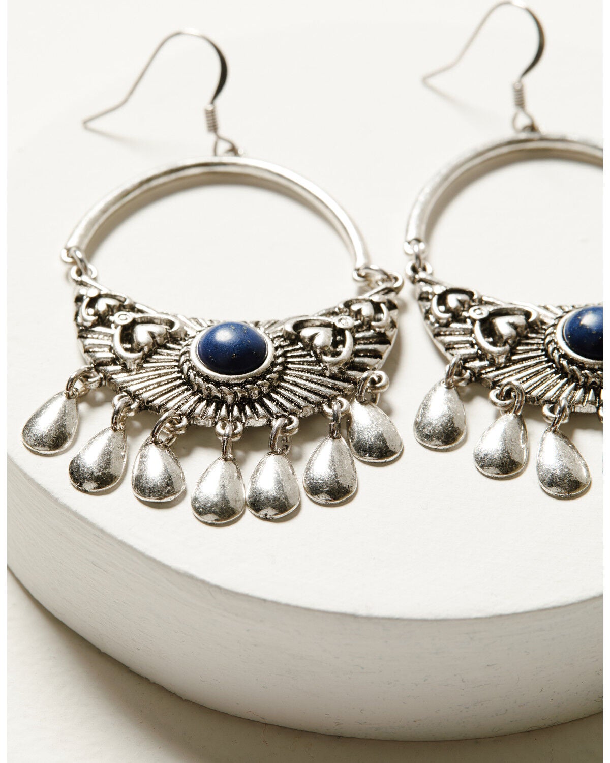 Image #2 - Shyanne Women's Monument Valley Silver Charm Earrings, Silver, hi-res