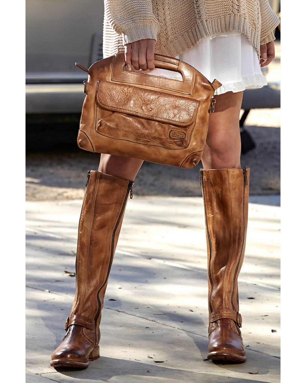 Image #5 - Evolutions Women's Greenway Crossbody Bag, Tan, hi-res